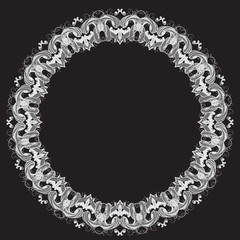 drawing hand vintage frame baroque elements for advertising in vintage style, vector ornament, to frame the logo for text