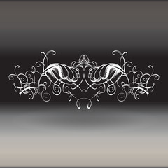 drawing hand vintage frame baroque elements for advertising in vintage style, vector ornament, to frame the logo for text