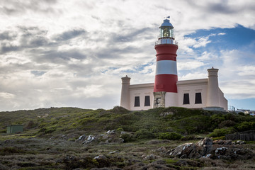 Fototapeta na wymiar Moments in Cape Agulhas, South Africa, southest point in Africa
