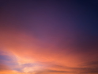 Obraz premium view of twilight time with sun set