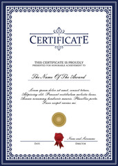 Certificate template