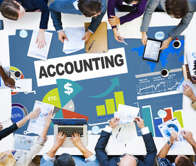 Accounting Investment Expenditures Revenue Data Report Concept