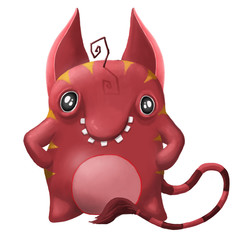 Illustration: Monster University: Monster Student A  - Character Creation - Fantastic/Sci-fi Style