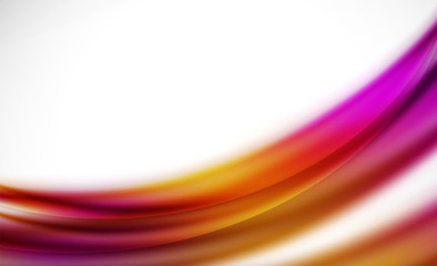 Colorful wave line, abstract background with light and shadow effects