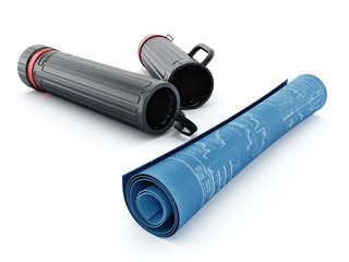 Plan tube for easy transportation