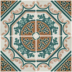 Traditional Portuguese glazed tiles