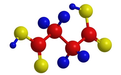 Molecular structure succinic acid