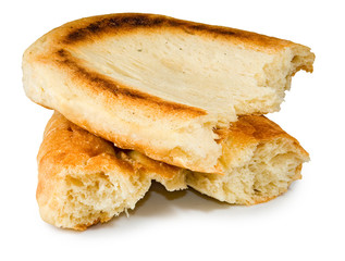 Isolated image of white bread
