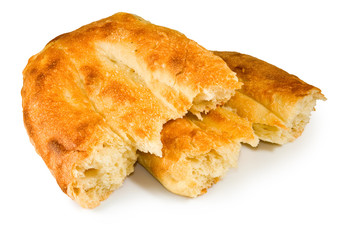 Isolated image of white bread