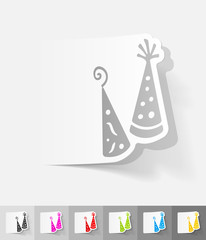 realistic design element. Party Hat