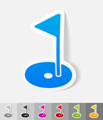 realistic design element. check box and the ball