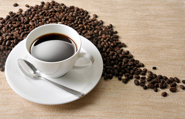 Coffee  beans. Coffee Background.
