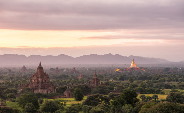 Sunrise of Bagan, Myanmar