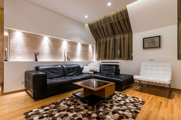 Interior of a living room