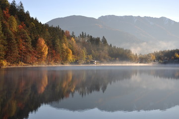 Goldener Herbst am Tristacher See Osttirol