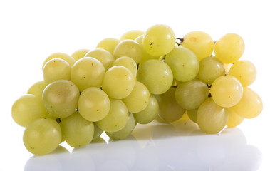 Bunch of white grapes