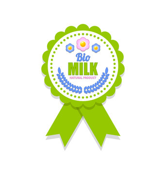 Bio milk rosette