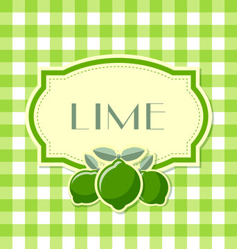 Lime label