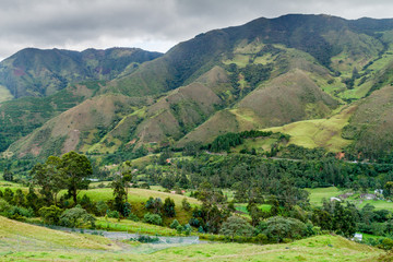 Fototapeta na wymiar Landscape in southern Ecuador