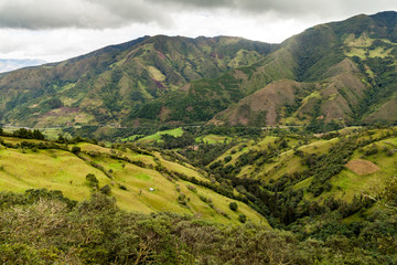 Fototapeta na wymiar Landscape of southern Ecuador