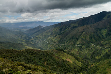 Fototapeta na wymiar Landscape of southern Ecuador