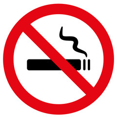 No Smoking, Please. Sign. 
