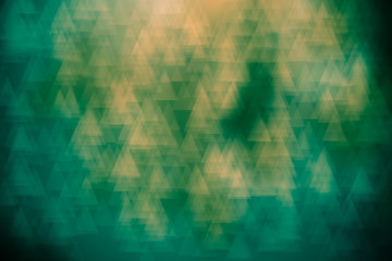 Abstract triangle yellow green luxury background