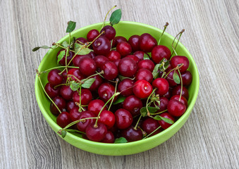 Cherry in the bowl