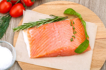 Salted salmon