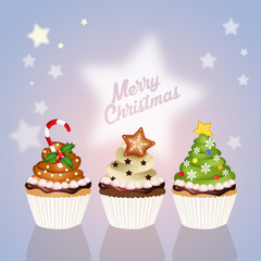 Christmas cupcakes