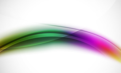 Colorful wave line, abstract background with light and shadow effects