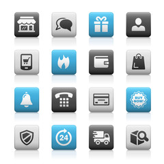 E-Shopping Icons -- Matte Series