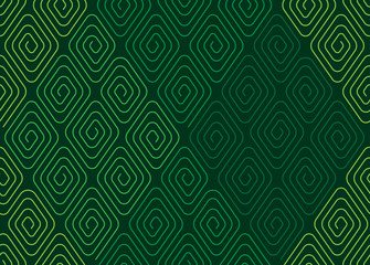 Rhombuses spirals pattern