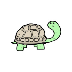 cartoon happy tortoise