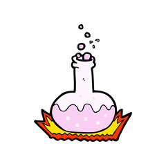 cartoon science experiment