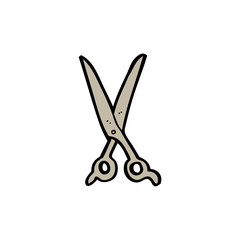 cartoon scissors