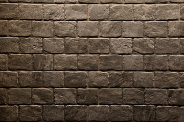 Brown stone wall texture background
