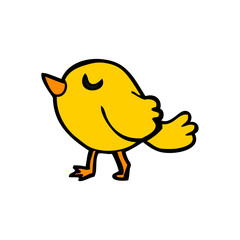 cartoon bird