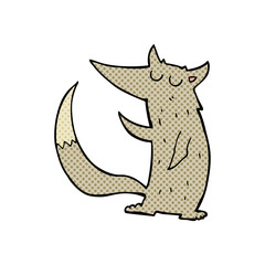 cartoon wolf