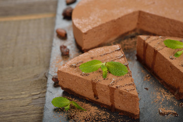 Chocolate cheesecake