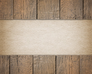 Wooden background and text space