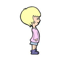 cartoon girl
