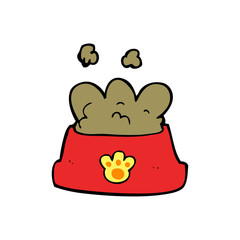 cartoon dog food