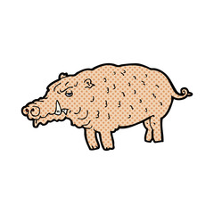 cartoon hog