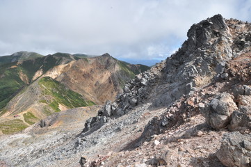 那須岳　朝日岳　