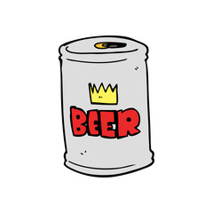 cartoon beer can