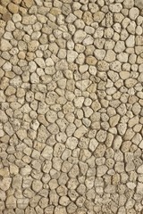 Naklejka premium White Limestone Wall Which Look Like Old Texture