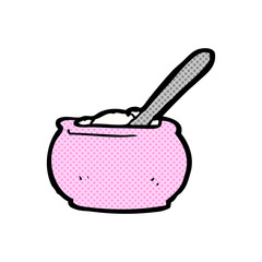 cartoon sugar bowl