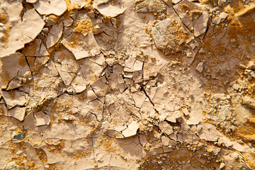 cracked sand in morocco africa