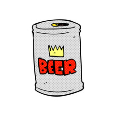 cartoon beer can